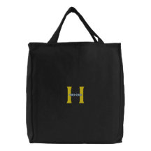 Sac brodé par monogramme de bascules électroniques