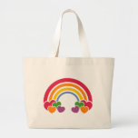 sac de coeurs de n d'arc-en-ciel des années 80