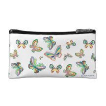 Sac de cosmétique de papillon trousse de maquillage
