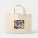 SAC DE FLEURS DE LAVANDE ET DE RAYURES BLEUES