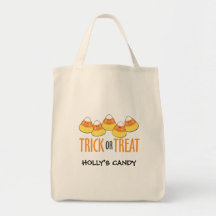 Sac de Halloween de des bonbons ou un sort