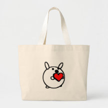 Sac de LAPIN de COEUR