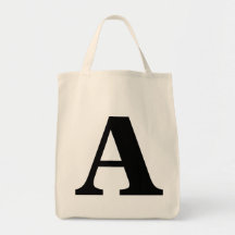 Sac de monogramme de "A"