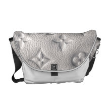 Sac de monogramme - gris sacoche