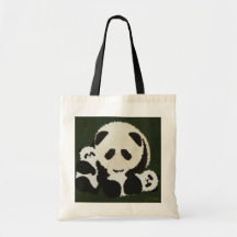 Sac de panda par des jeunes de J