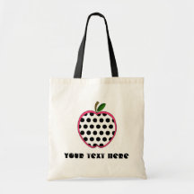 Sac de professeur - point de polka Apple