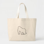 Sac de Zoe de gorille - contour de gorille