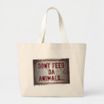 Sac de Zoe de gorille - n'alimentez pas les animau