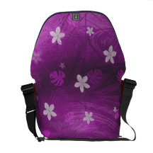 Sac floral rose de pousse-pousse besace