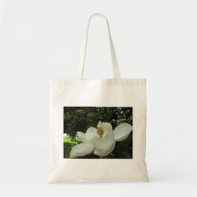 Sac fourre-tout à budget de fleur de magnolia