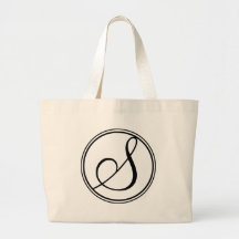 Sac fourre-tout à éléphant du monogramme S