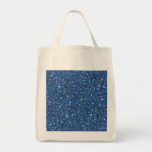 SAC FOURRE-TOUT BLEU AU SCINTILLEMENT HANUKAH