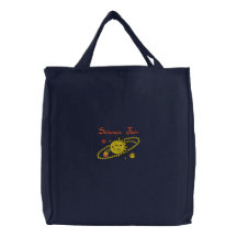 Sac fourre-tout brodé personnalisable à la Science