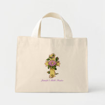 Sac fourre-tout croisé floral