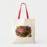 Sac fourre-tout floral/faisant du jardinage