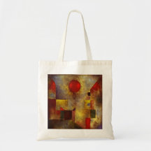 Sac fourre-tout rouge à ballon de Paul Klee
