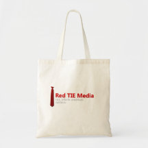 Sac fourre-tout rouge à médias de CRAVATE