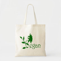 Sac fourre-tout végétalien à logo