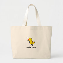 Sac fourre-tout végétalien à poussin
