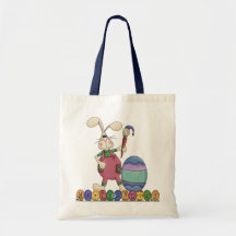 Sac heureux de lapin de Pâques