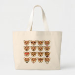 Sac heureux d'émoticônes de lionne de bande dessin sacs