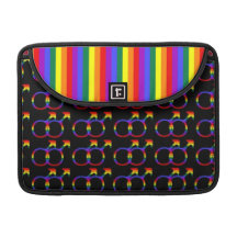 Sac masculin d'ordinateur portable de symbole de g poches pour macbook pro