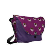 Sac messenger à pourpre de lancer de marguerite sacoches