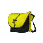 Sac messenger à tatouage d'arme à feu besaces