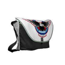 Sac messenger chanceux à aigle besace