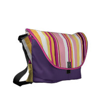 sac messenger dépouillé à motif besaces