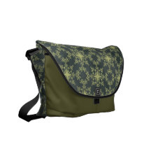 Sac messenger grunge à damassé besace