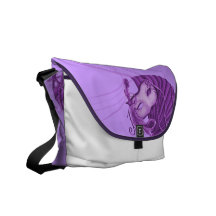 Sac messenger violet à Rickshaw de mascarade Besace