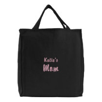 Sac personnalisé de la toile de la maman avec les 