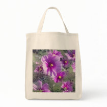 Sac pourpre de fleurs