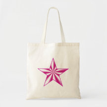 Sac rose d'étoile d'illusion optique