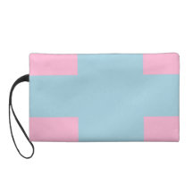 Sac rose et bleu de sucrerie de coton sac à main avec dragonne