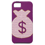 Sac rose fuchsia d'argent de diamant coque iPhone 5 Case-Mate