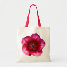 Sac rouge de fleur