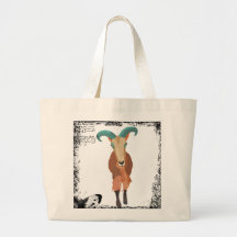 Sac vintage d'art d'Aoudad