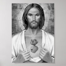 Sacré-Coeur Jesus Affiche