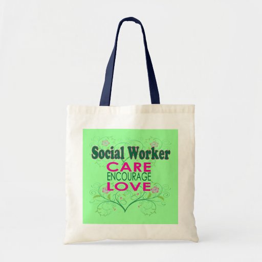 Sacs mignons d'assistant social