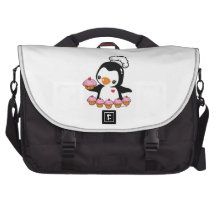Sacs mignons de banlieusard de pingouin sac pour ordinateur portable