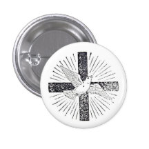 Saint-Esprit 1" bouton Badge Avec Épingle