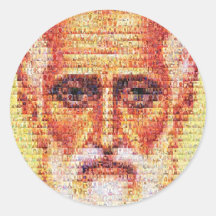 Saint Nicholas avec des saints Autocollant