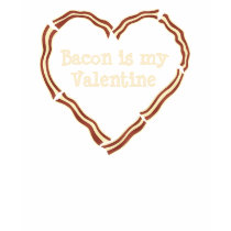 Saint-Valentin de coeur de lard anti