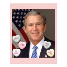 Saint-Valentin George Bush Faire-parts