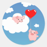Saint-Valentin : Les ailes de l'autocollant d'amou autocollants