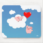 Saint-Valentin : Les ailes du mousepad d'amour tapis de souris