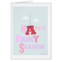 saison des pluies carte de vœux