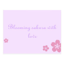 Sakura poscard wens kaarten